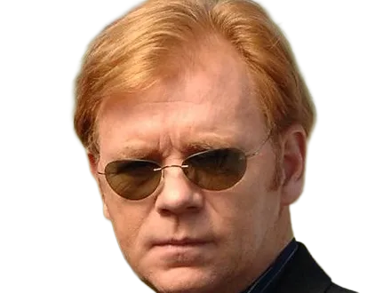 Sticker horatio caine lieutenant police directeur laboratoire criminel experts miami csi homme roux yeux bleus serie par Dark-63