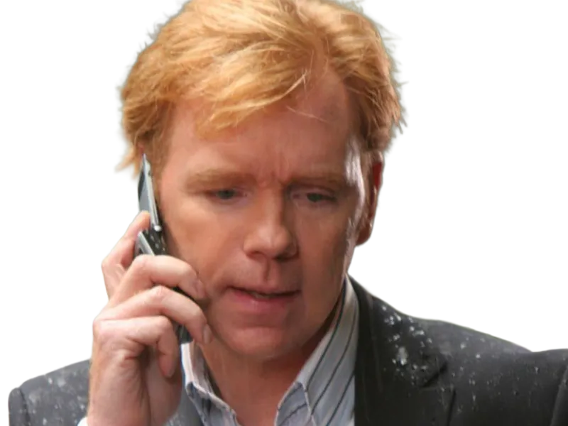 Sticker horatio caine lieutenant police directeur laboratoire criminel experts miami csi homme roux yeux bleus serie par Dark-63
