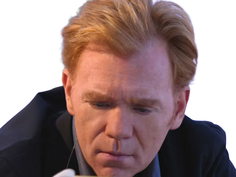 Sticker horatio caine lieutenant police directeur laboratoire criminel experts miami csi homme roux yeux bleus serie par Dark-63