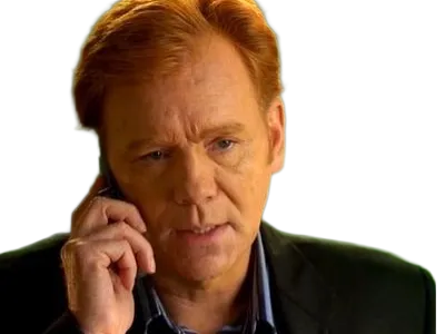 Sticker horatio caine lieutenant police directeur laboratoire criminel experts miami csi homme roux yeux bleus serie par Dark-63