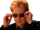 horatio caine lieutenant police directeur laboratoire criminel experts miami csi homme roux yeux bleus serie