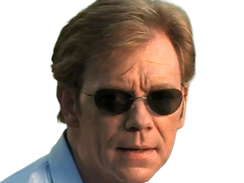 Sticker horatio caine lieutenant police directeur laboratoire criminel experts miami csi homme roux yeux bleus serie par Dark-63