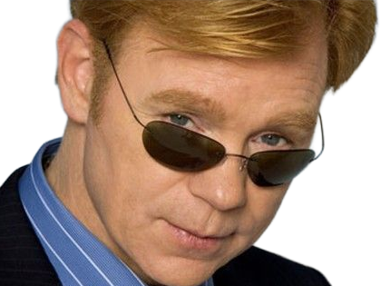Sticker horatio caine lieutenant police directeur laboratoire criminel experts miami csi homme roux yeux bleus serie par Dark-63
