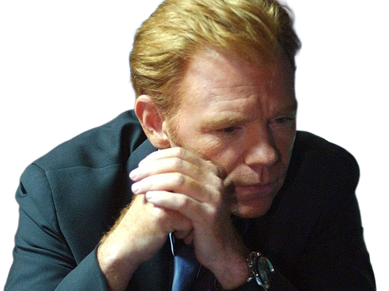 Sticker horatio caine lieutenant police directeur laboratoire criminel experts miami csi homme roux yeux bleus serie par Dark-63