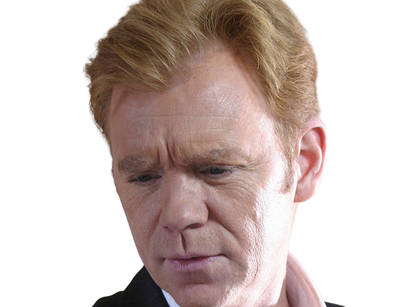 Sticker horatio caine lieutenant police directeur laboratoire criminel experts miami csi homme roux yeux bleus serie par Dark-63
