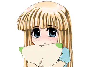 Sticker kj rika furude oreiller blonde dodo backup par Crytek