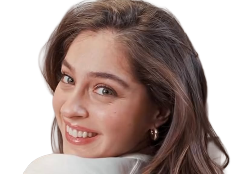 Sticker cemre baysel femme actrice vingtaine vingtenaire chatain yeux verts turque par Dark-63