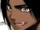 yoruichi shihouin bleach cheveux pourpre violet yeux ambre jaune desdemone dess fic bloop