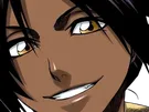 yoruichi shihouin bleach cheveux pourpre violet yeux ambre jaune desdemone dess fic bloop