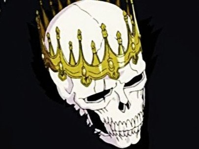 Sticker baraggan louisenbairn bleach squelette couronne or manteau noir fic bloop par Bl0op