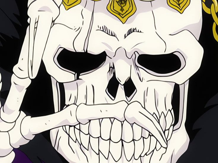 Sticker baraggan louisenbairn bleach squelette couronne or manteau noir fic bloop par Bl0op
