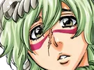 nelliel tu odelschwanck nell bleach cheveux vert yeux jaune masque arrancar fic bloop