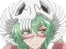 nelliel tu odelschwanck nell bleach cheveux vert yeux jaune masque arrancar fic bloop