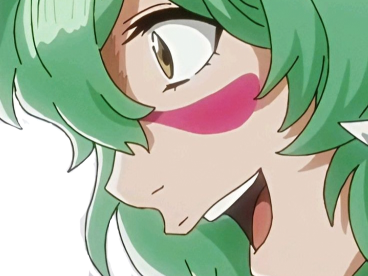 Sticker nelliel tu odelschwanck nell bleach cheveux vert yeux jaune masque arrancar fic bloop par Bl0op