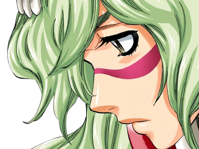 Sticker nelliel tu odelschwanck nell bleach cheveux vert yeux jaune masque arrancar fic bloop par Bl0op