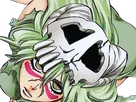 nelliel tu odelschwanck nell bleach cheveux vert yeux jaune masque arrancar fic bloop