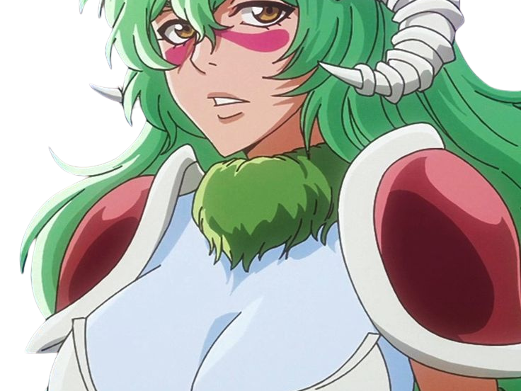 Sticker nelliel tu odelschwanck nell bleach cheveux vert yeux jaune masque arrancar fic bloop par Bl0op