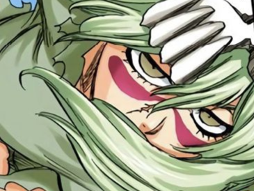 Sticker nelliel tu odelschwanck nell bleach cheveux vert yeux jaune masque arrancar fic bloop par Bl0op