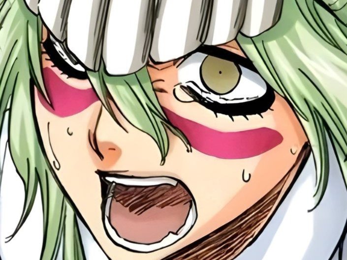 Sticker nelliel tu odelschwanck nell bleach cheveux vert yeux jaune masque arrancar fic bloop par Bl0op