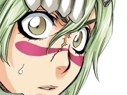 Sticker nelliel tu odelschwanck nell bleach cheveux vert yeux jaune masque arrancar fic bloop par Bl0op
