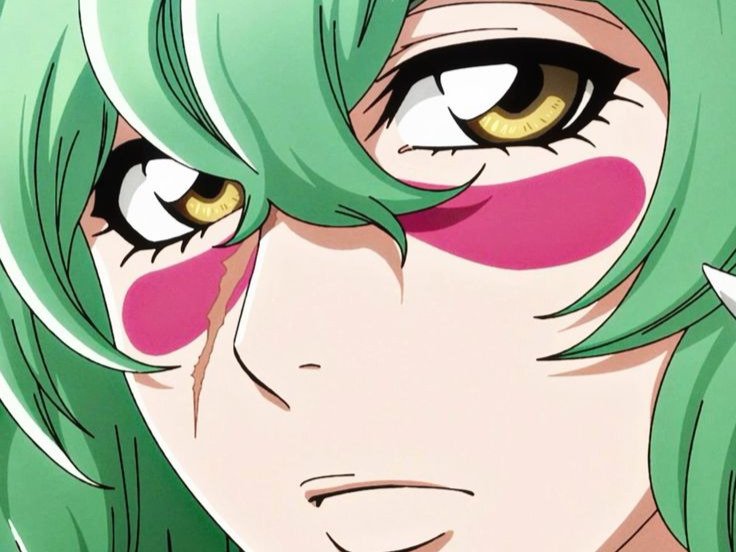 Sticker nelliel tu odelschwanck nell bleach cheveux vert yeux jaune masque arrancar fic bloop par Bl0op