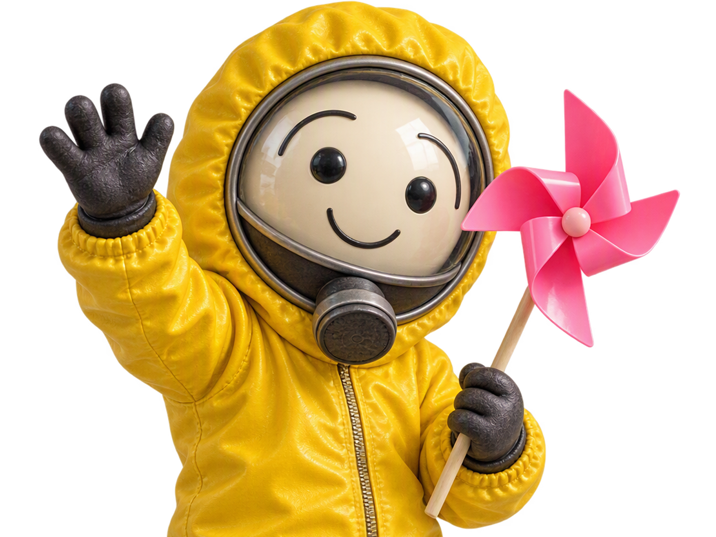 Sticker combinaison combi hap confort gros latex gaz pandemie protection par SaumonArcEnCiel