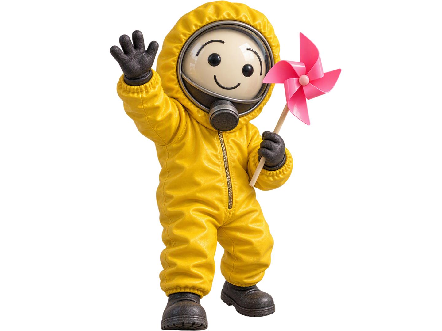 Sticker combinaison combi hap confort gros latex gaz pandemie protection par SaumonArcEnCiel
