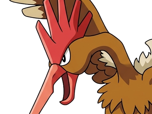 Sticker rapasdepic fearow onidrill pokemon pkm jeu anime type normal vol 1g kanto bec oiseau par Dark-63