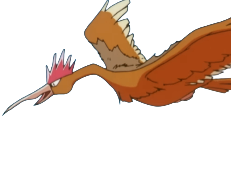 Sticker rapasdepic fearow onidrill pokemon pkm jeu anime type normal vol 1g kanto bec oiseau par Dark-63