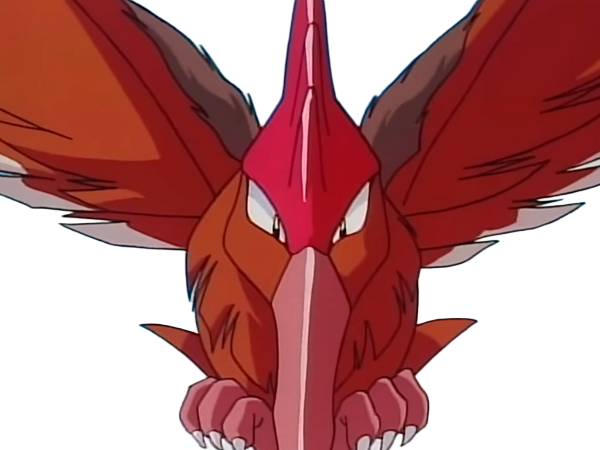 Sticker rapasdepic fearow onidrill pokemon pkm jeu anime type normal vol 1g kanto bec oiseau par Dark-63