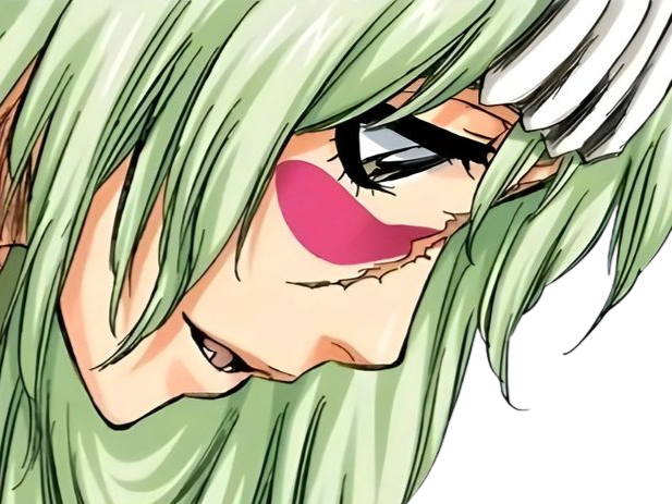 Sticker nelliel tu odelschwanck nell bleach cheveux vert yeux jaune masque arrancar fic bloop par Bl0op