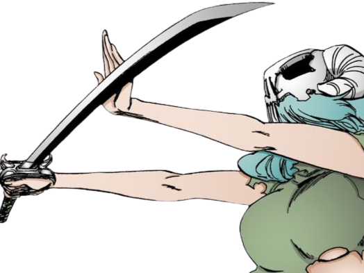 Sticker nelliel tu odelschwanck nell bleach cheveux vert yeux jaune masque arrancar fic bloop par Bl0op