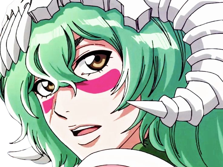 Sticker nelliel tu odelschwanck nell bleach cheveux vert yeux jaune masque arrancar fic bloop par Bl0op