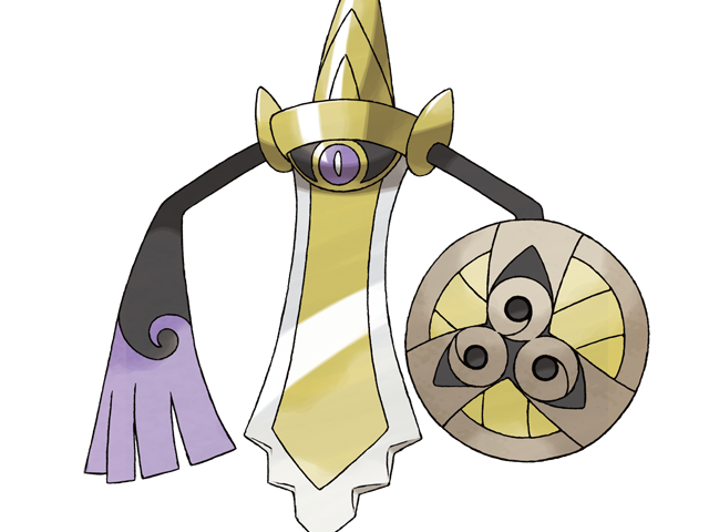 Sticker exagide aegislash gillgard pokemon pkm jeu anime type acier spectre 6g kalos noble lame par Dark-63