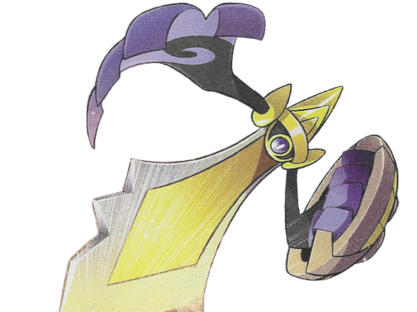 Sticker exagide aegislash gillgard pokemon pkm jeu anime type acier spectre 6g kalos noble lame par Dark-63