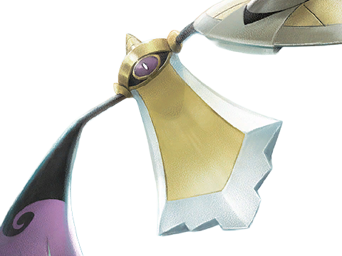 Sticker exagide aegislash gillgard pokemon pkm jeu anime type acier spectre 6g kalos noble lame par Dark-63