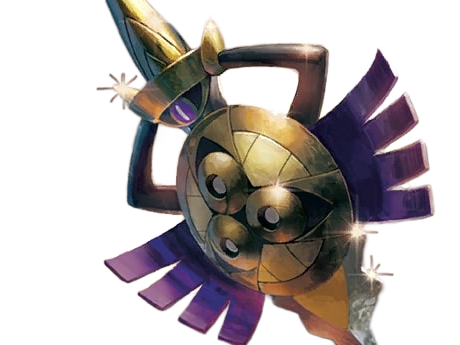 Sticker exagide aegislash gillgard pokemon pkm jeu anime type acier spectre 6g kalos noble lame par Dark-63