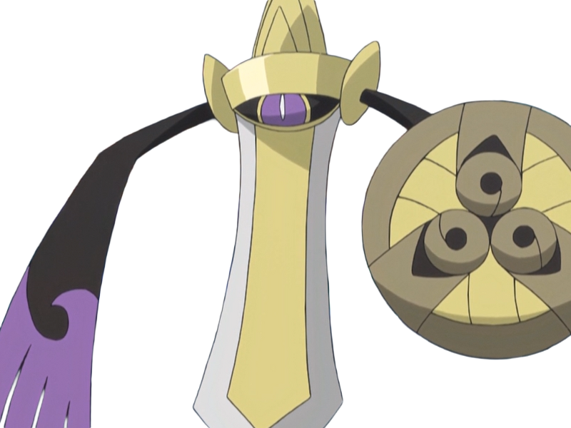 Sticker exagide aegislash gillgard pokemon pkm jeu anime type acier spectre 6g kalos noble lame par Dark-63