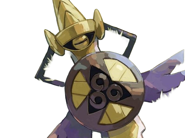 Sticker exagide aegislash gillgard pokemon pkm jeu anime type acier spectre 6g kalos noble lame par Dark-63