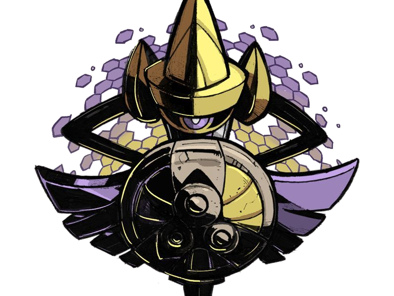 Sticker exagide aegislash gillgard pokemon pkm jeu anime type acier spectre 6g kalos noble lame par Dark-63
