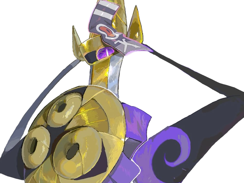 Sticker exagide aegislash gillgard pokemon pkm jeu anime type acier spectre 6g kalos noble lame par Dark-63