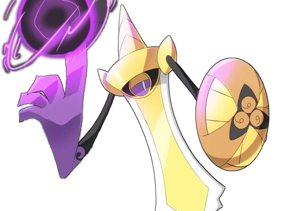 Sticker exagide aegislash gillgard pokemon pkm jeu anime type acier spectre 6g kalos noble lame par Dark-63