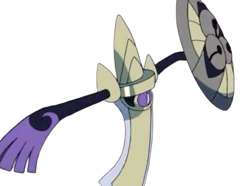Sticker exagide aegislash gillgard pokemon pkm jeu anime type acier spectre 6g kalos noble lame par Dark-63