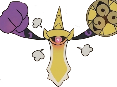 Sticker exagide aegislash gillgard pokemon pkm jeu anime type acier spectre 6g kalos noble lame par Dark-63