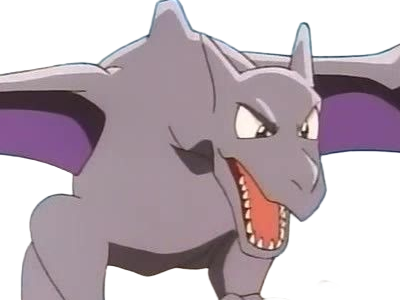 Sticker ptera aerodactyl pokemon pkm jeu anime type roche vol 1g kanto fossile par Dark-63