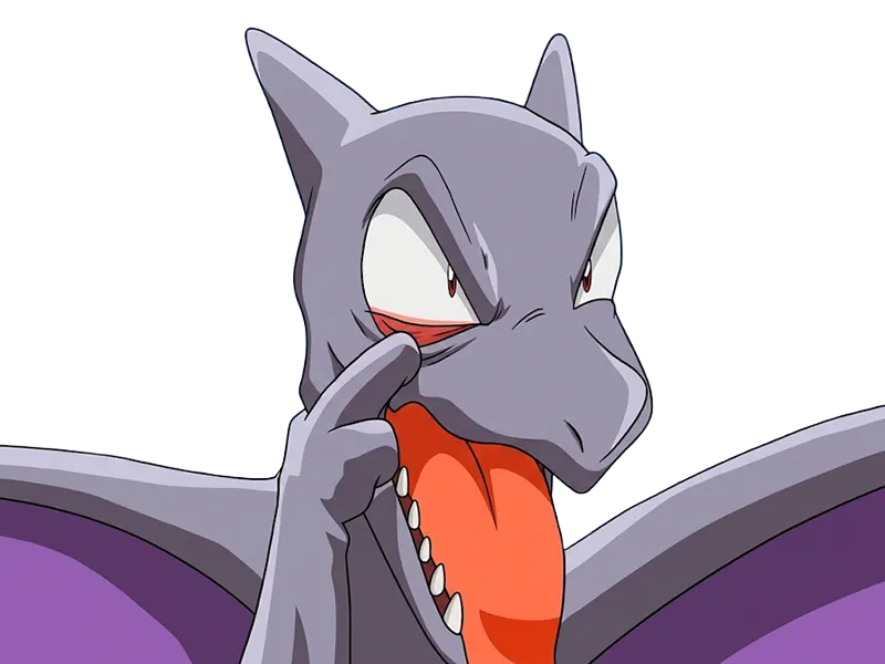 Sticker ptera aerodactyl pokemon pkm jeu anime type roche vol 1g kanto fossile par Dark-63