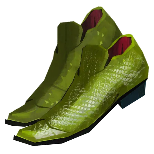 Sticker chaussures croco vert disco elysium par Vikocow