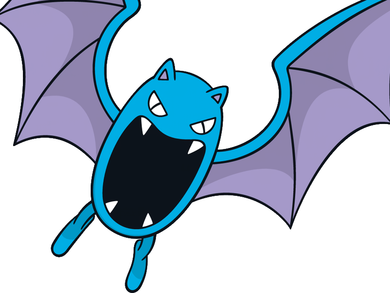 Sticker nosferalto golbat pokemon pkm jeu anime type poison vol 1g kanto chovsouris par Dark-63