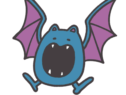 Sticker nosferalto golbat pokemon pkm jeu anime type poison vol 1g kanto chovsouris par Dark-63