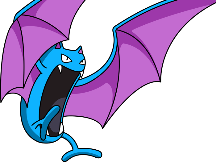 Sticker nosferalto golbat pokemon pkm jeu anime type poison vol 1g kanto chovsouris par Dark-63